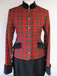 J 70 single breasted jacket, Royal Stewart tartan, navy velvet trim with gold buttons.jpg